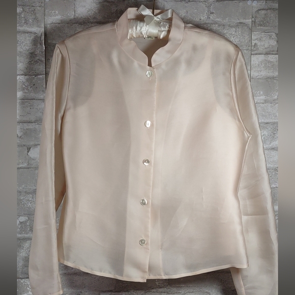 Ann Taylor Silk Shantung Jacket/Tank Set - Picture 2 of 11